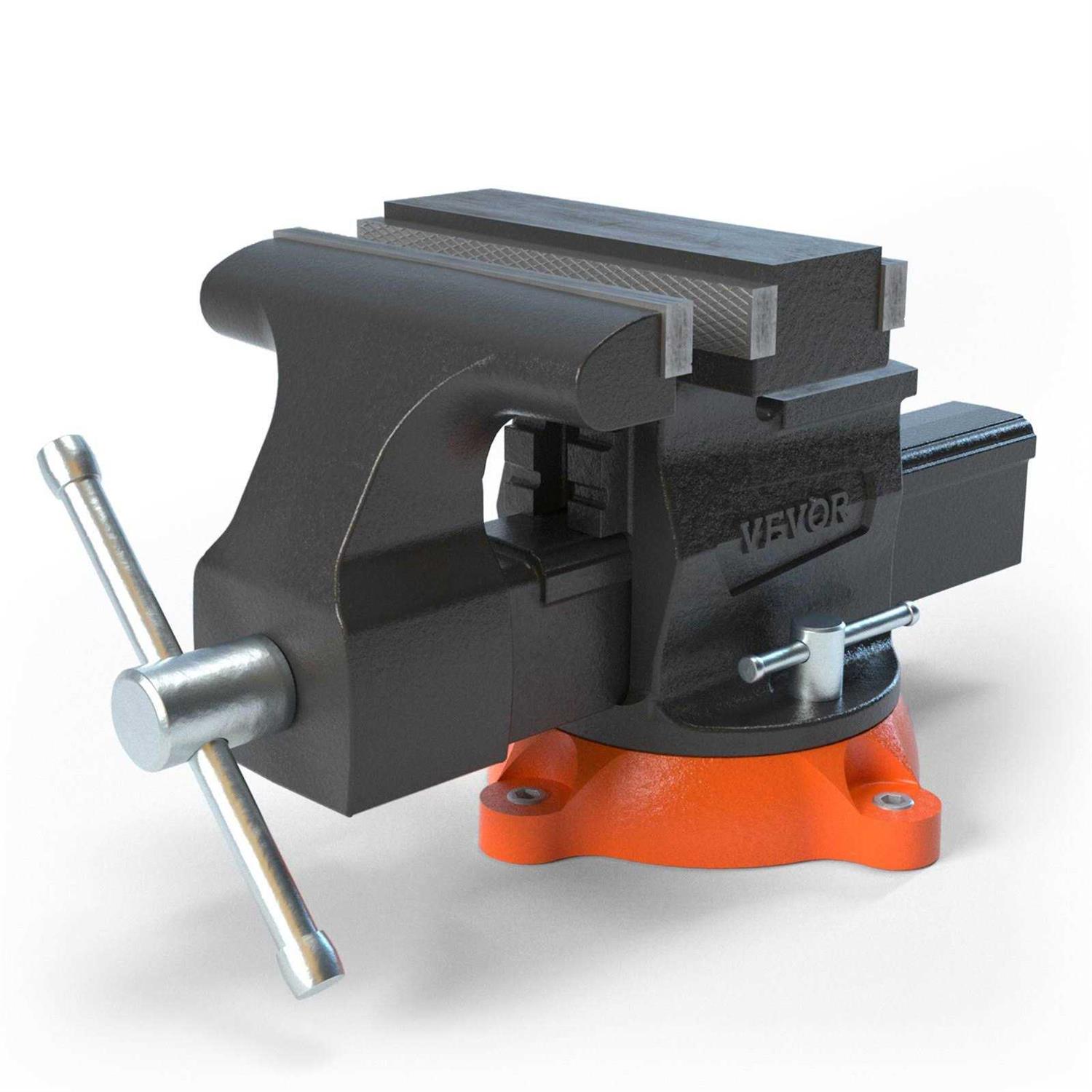 VEVOR Bench Vise 6.5 Jaw Width 6.5 Forward &9.3 Reverse Opening - Cheap Fitting