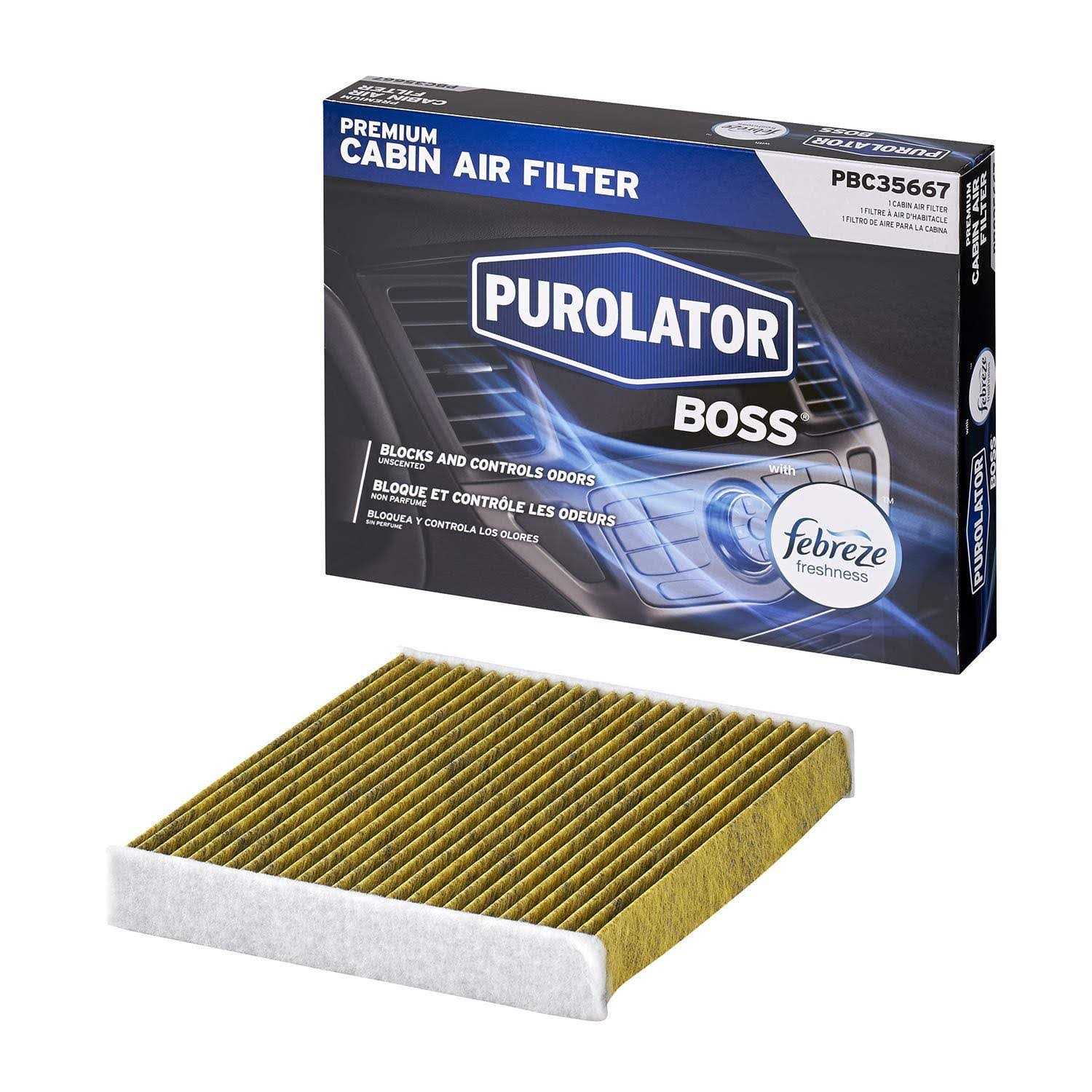 Purolator PBC35667 PurolatorBOSS Premium Cabin Air Filter with Febreze Freshness Fits Select Toyota - Cheap Fitting