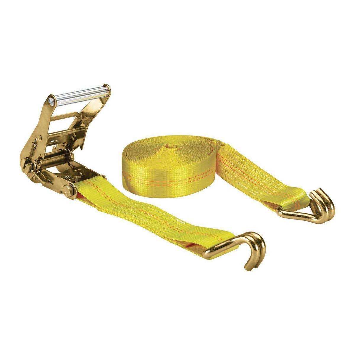 Haul Master 3300 lb. Capacity 2 in. x 27 ft. Heavy Duty Ratcheting Tie Down 1 Pc - Cheap Fitting