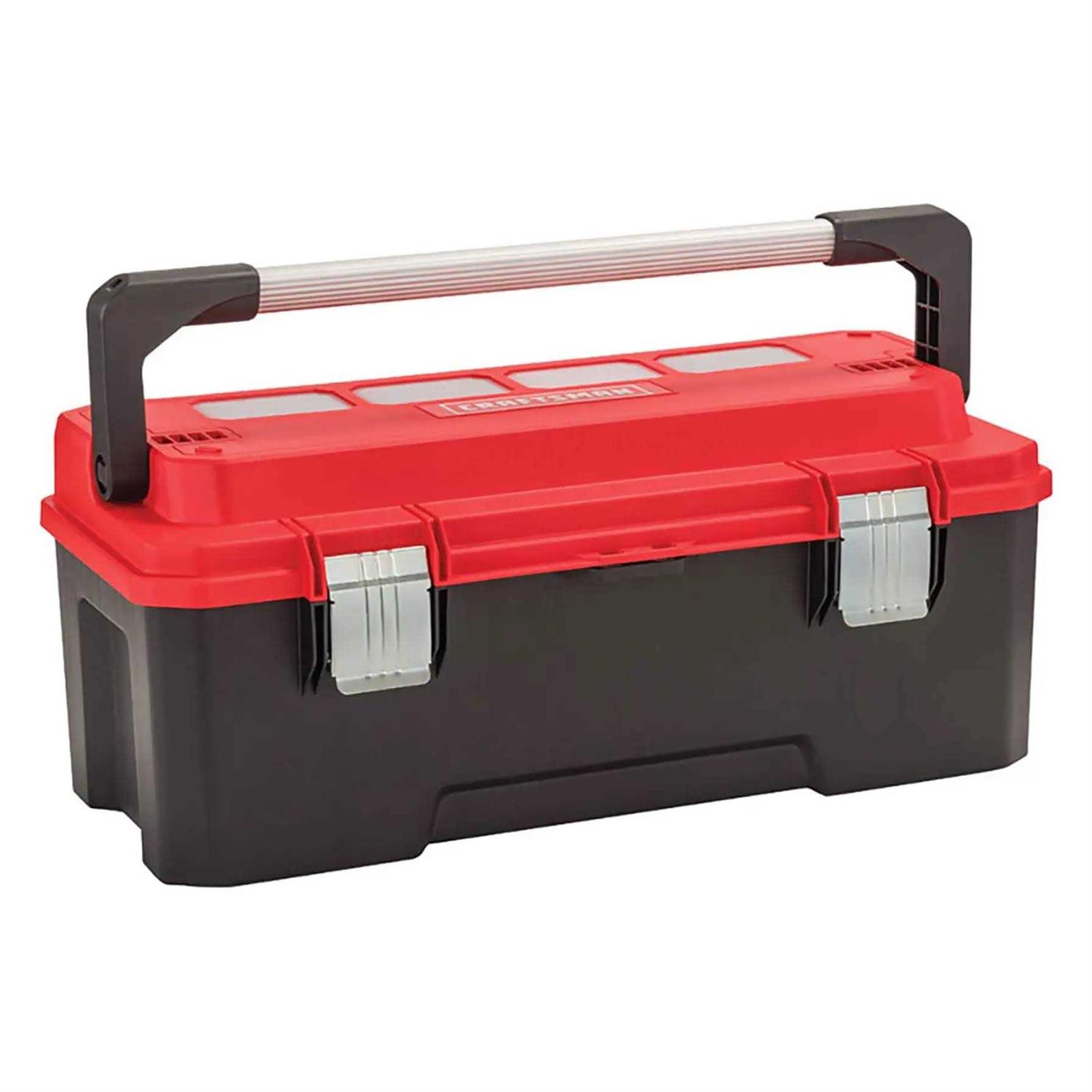 Craftsman Pro 26-in Red Plastic Lockable Tool Box - Cheap Fitting