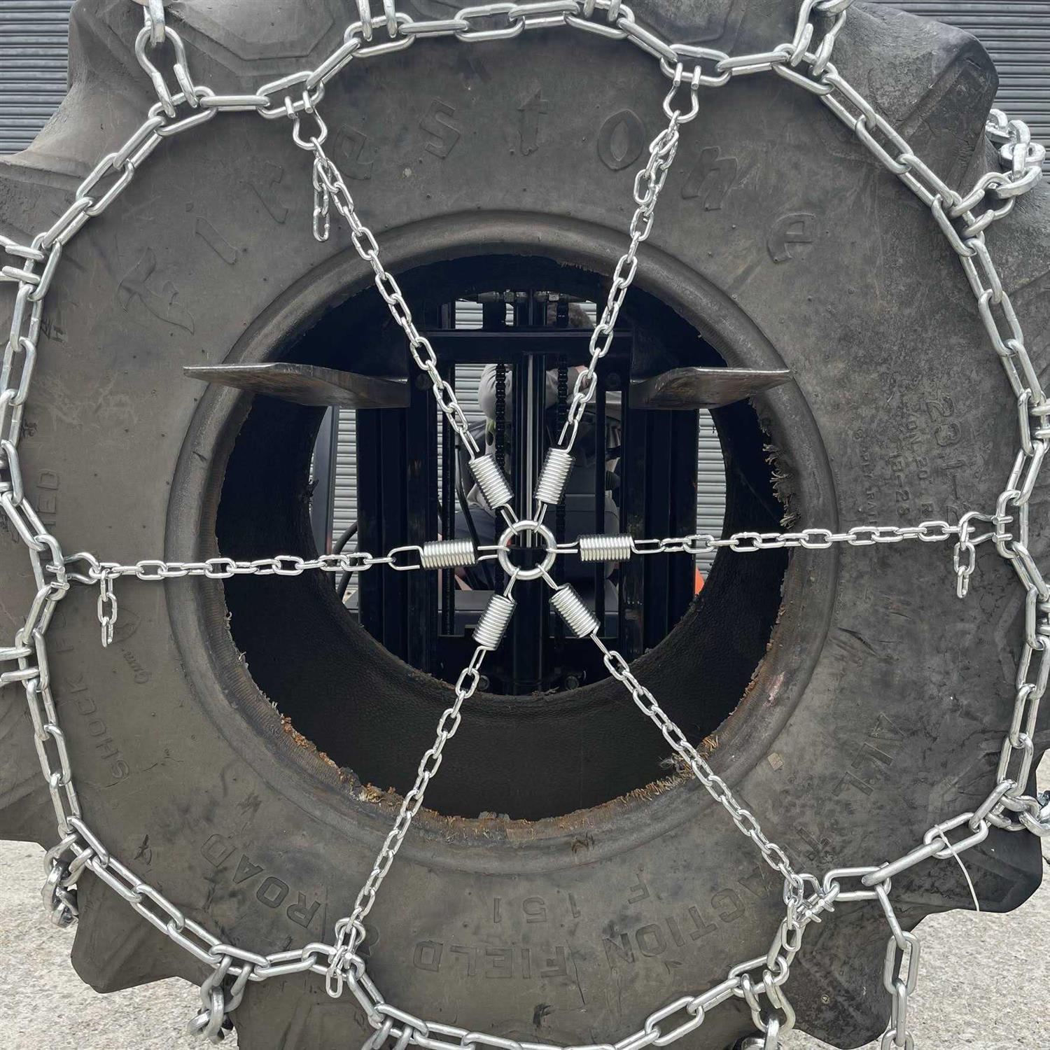 Tirechain.com Large Tractor Loader Spring Tire Chains Tensioner Adjuster - Cheap Fitting