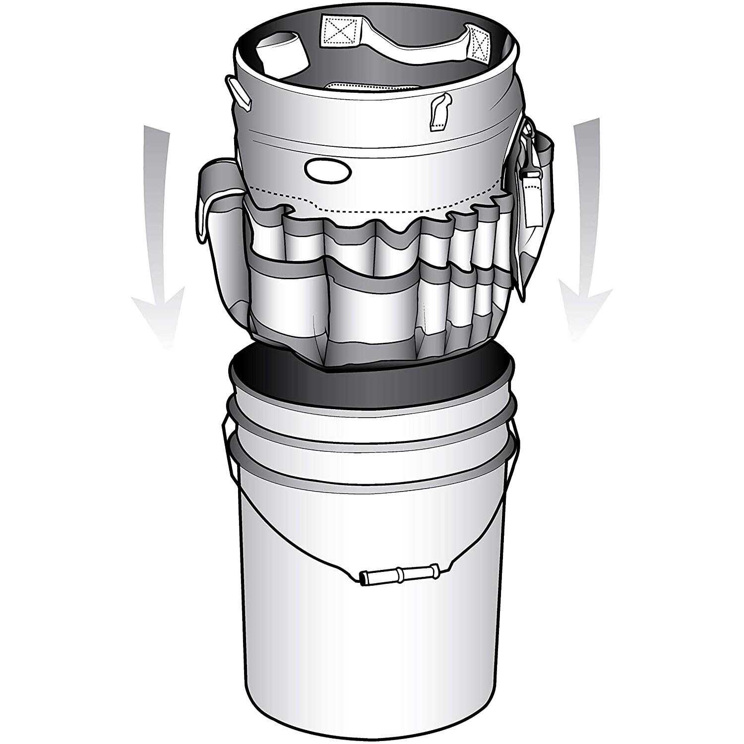 Bucket Boss Bucketeer Bucket Tool Organizer 10030 - Cheap Fitting