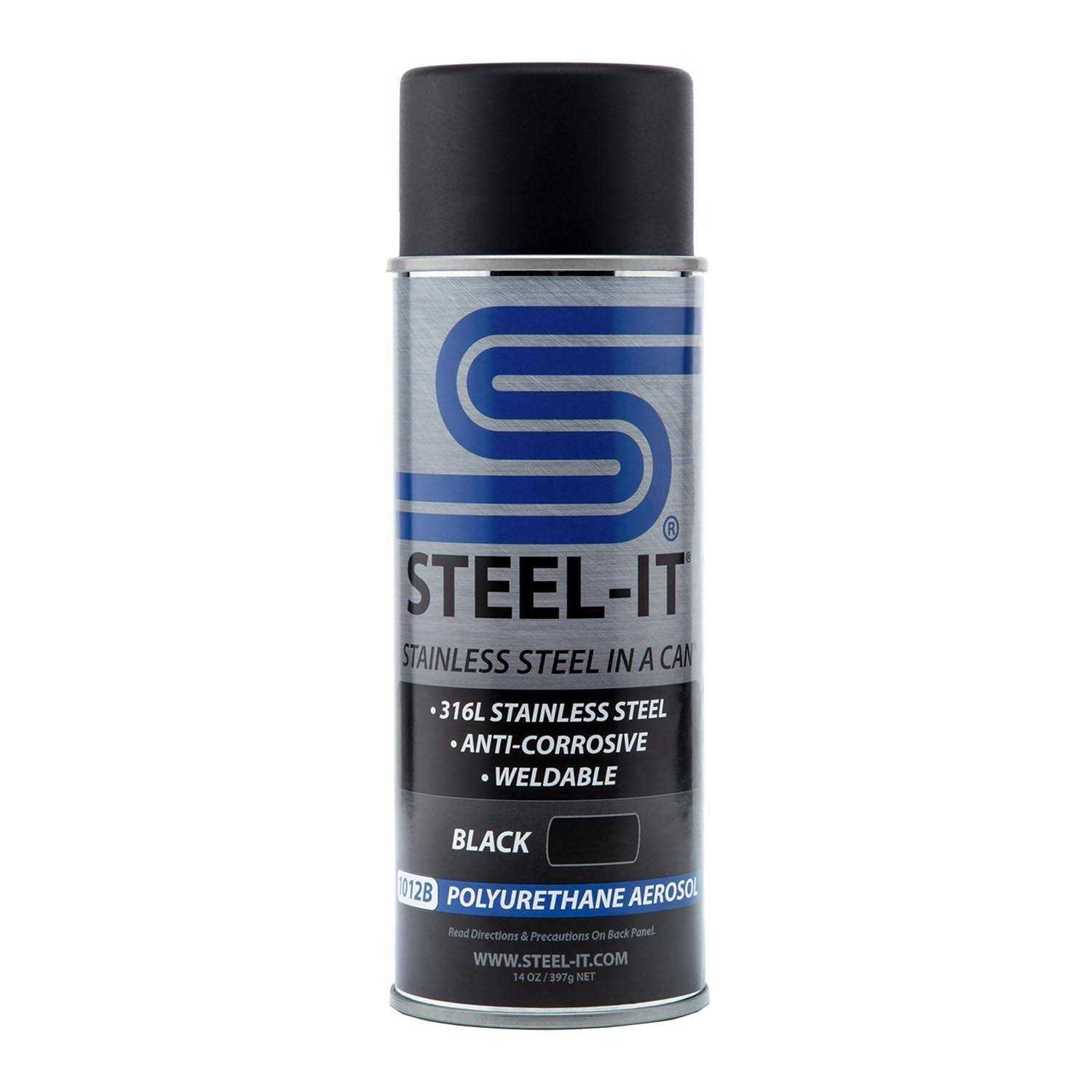 Steel-IT Black Polyurethane 14oz Can - Cheap Fitting