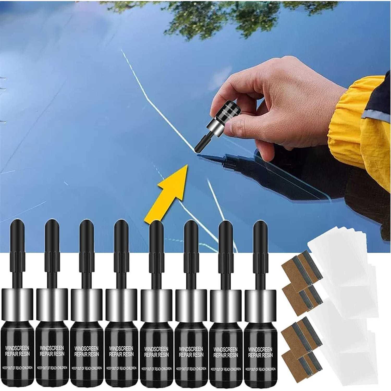GeeyoU Cracks’gone Glass Repair Kit Windshield Crack Repair Kit Car Window Glass Liquid Repair Set - Cheap Fitting