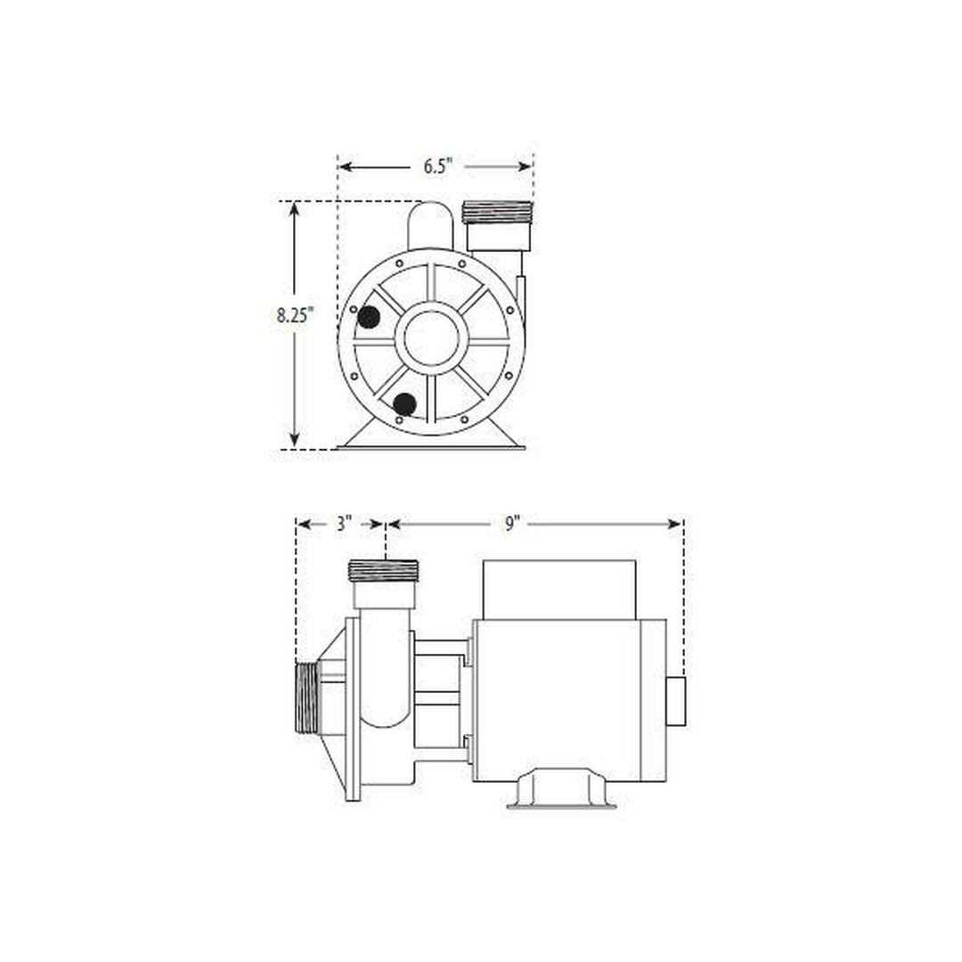 Waterway Pump Iron Might 115V 3410030-1E - Cheap Fitting