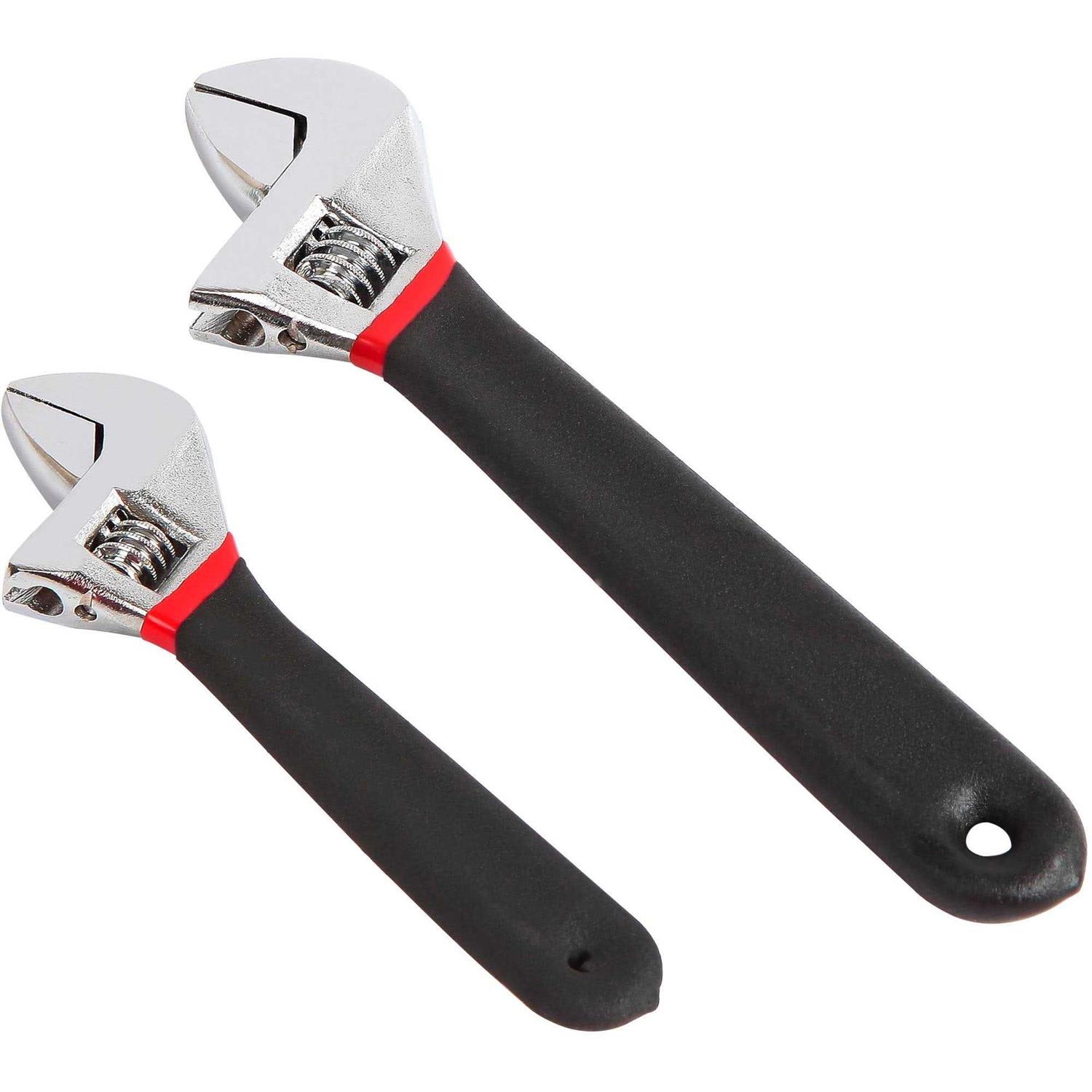 Hyper Tough 2-Piece Adjustable Wrench Set 9019 - Cheap Fitting
