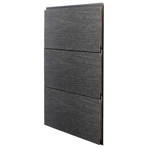 NewTechWood All Weather System 5.5 in. x 96 in. Composite Siding Board in Hawaiian Charcoal - Cheap Fitting