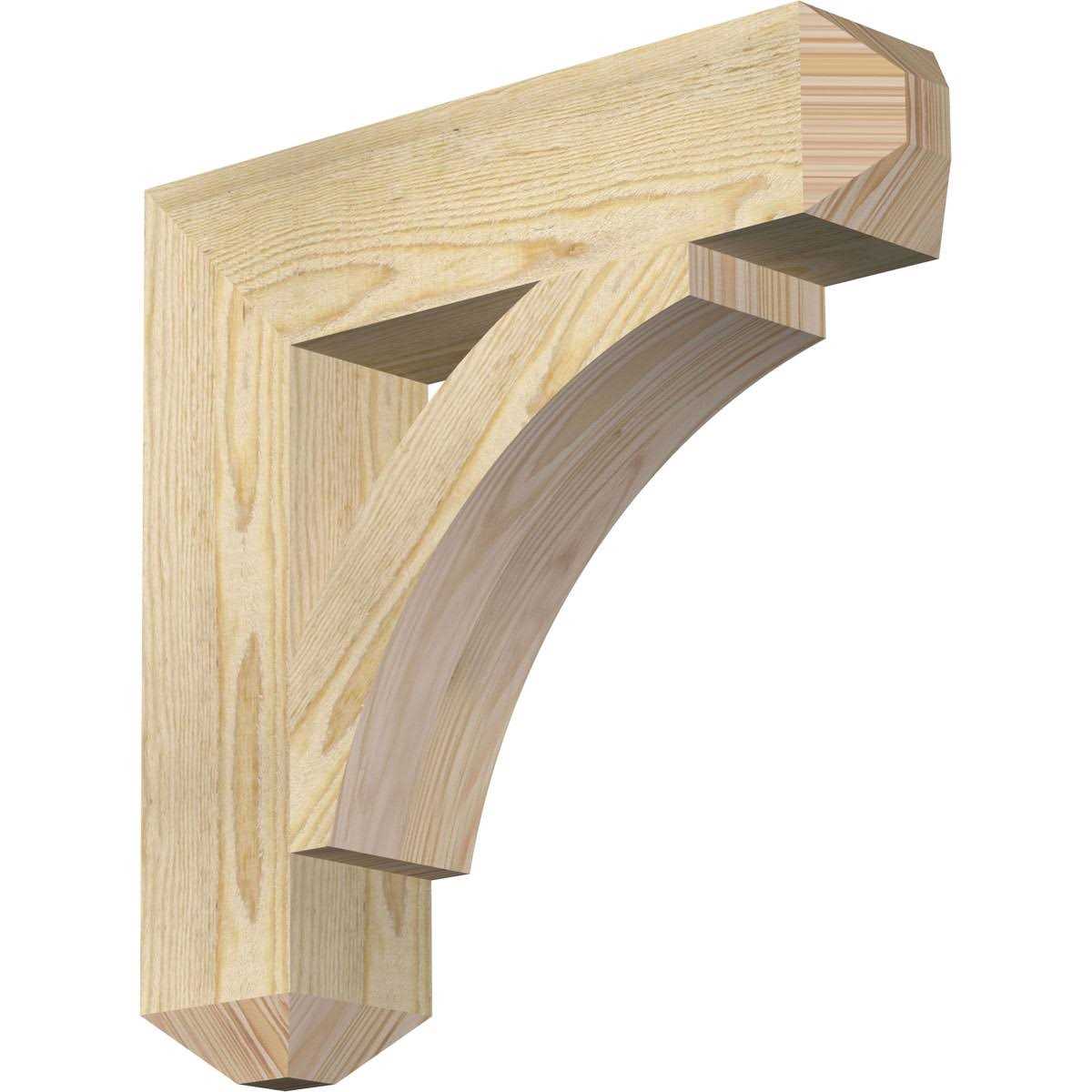 Ekena Millwork 5 1/2x22W x Thorton Craftsman Smooth BRACKET Douglas Fir - Cheap Fitting