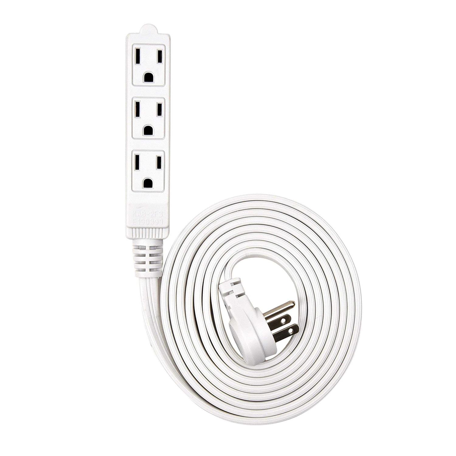 Electes Heavy Duty Extension Cord/Wire Multi 3 Outlet - Cheap Fitting