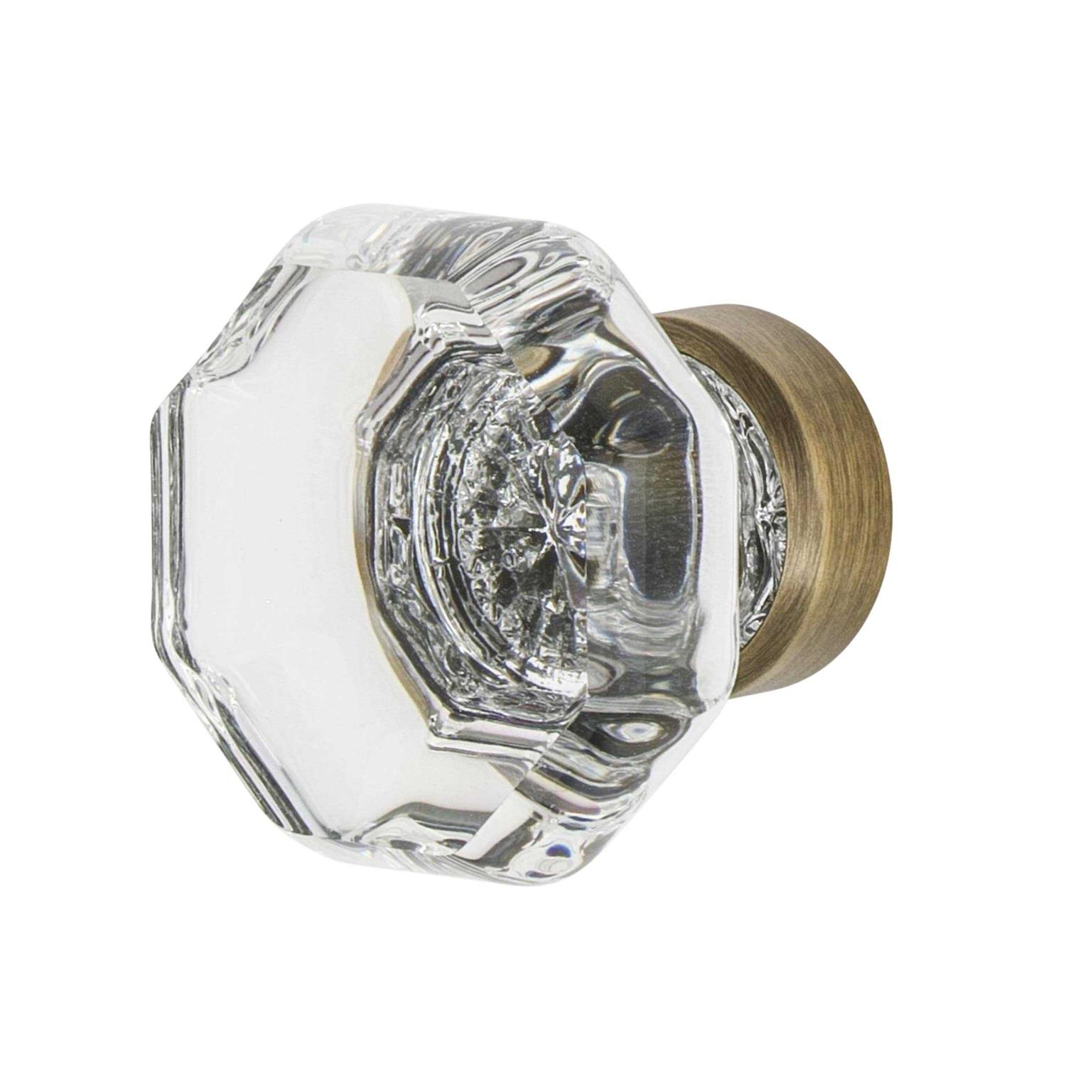 Nostalgic Warehouse Waldorf Crystal 1 3/8 Cabinet Knob - Cheap Fitting