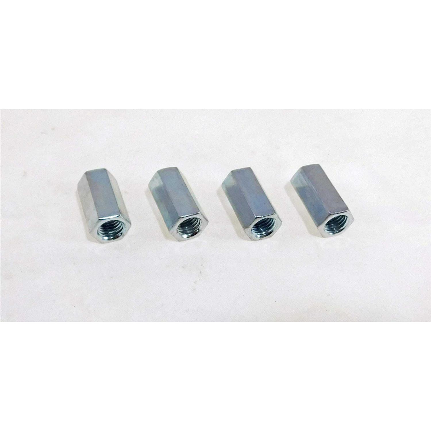 4 Pack 5/16-24 X 7/8 Long Fine Thread Hex Coupling Nut with Zinc Plate - Cheap Fitting