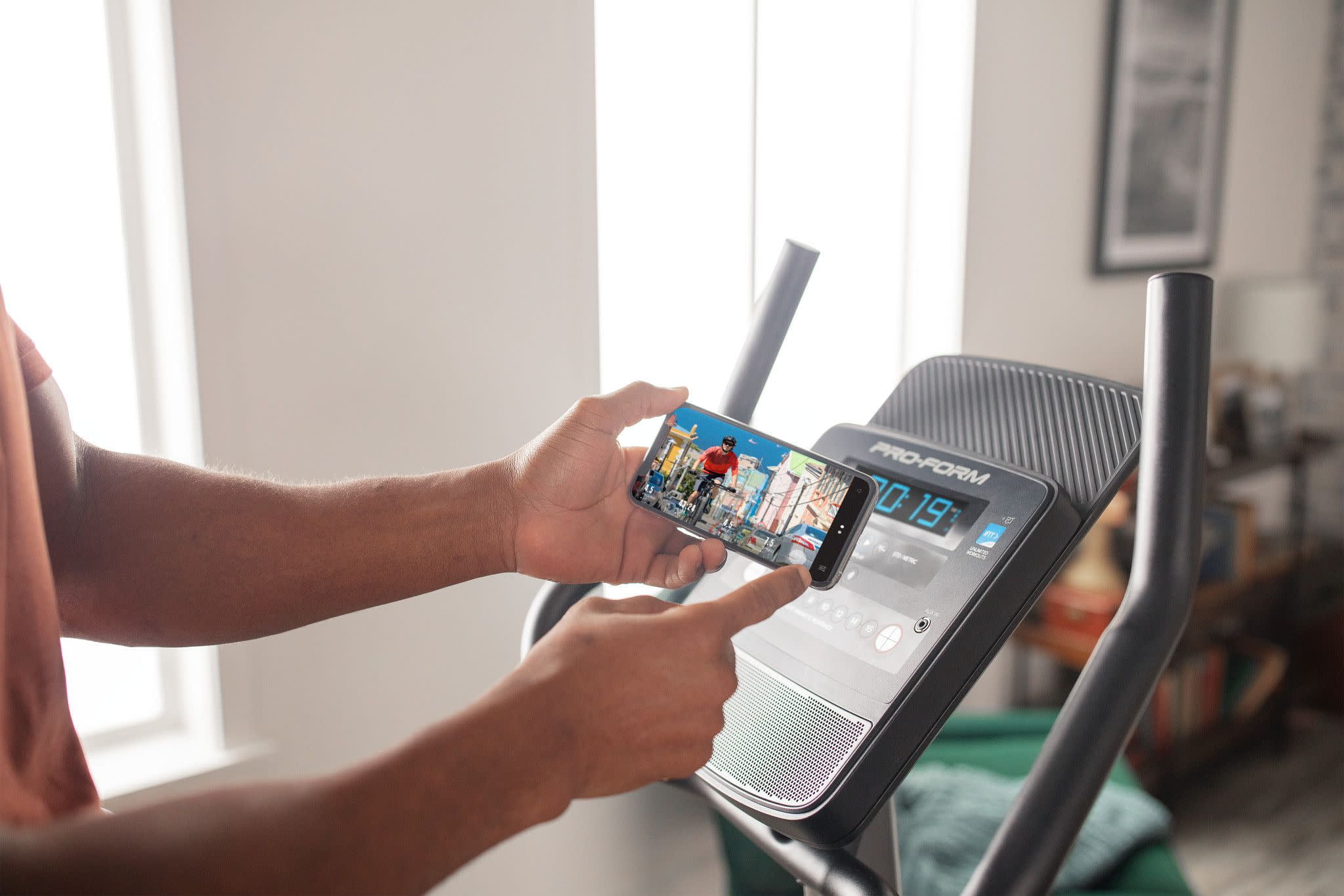 ProForm Cycle Trainer 300 Ci Upright Stationary Exercise Bike, Compatible with iFIT Personal Training - Cheap Fitting