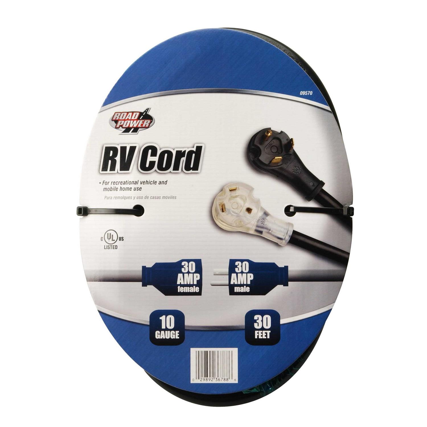 Road Power 10/3-Gauge 30-Amp RV Extension Cord - Cheap Fitting