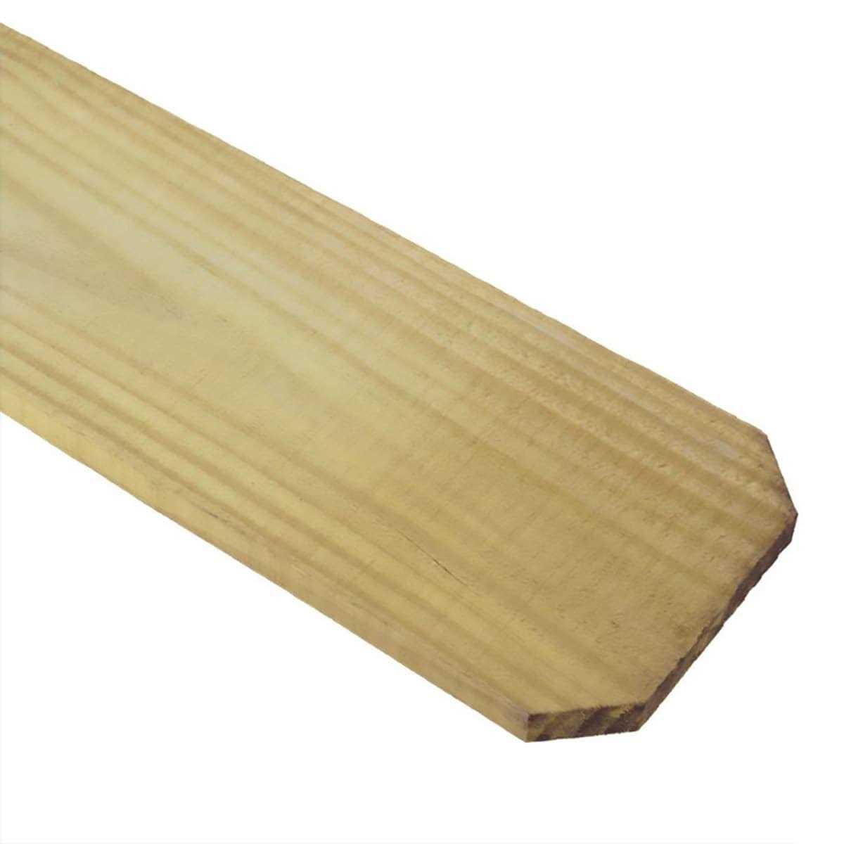 Severe Weather 5/8-in x 5-1/2-in x 6-ft Pressure Treated Southern Yellow Pine Dog Ear Fence Picket - Cheap Fitting