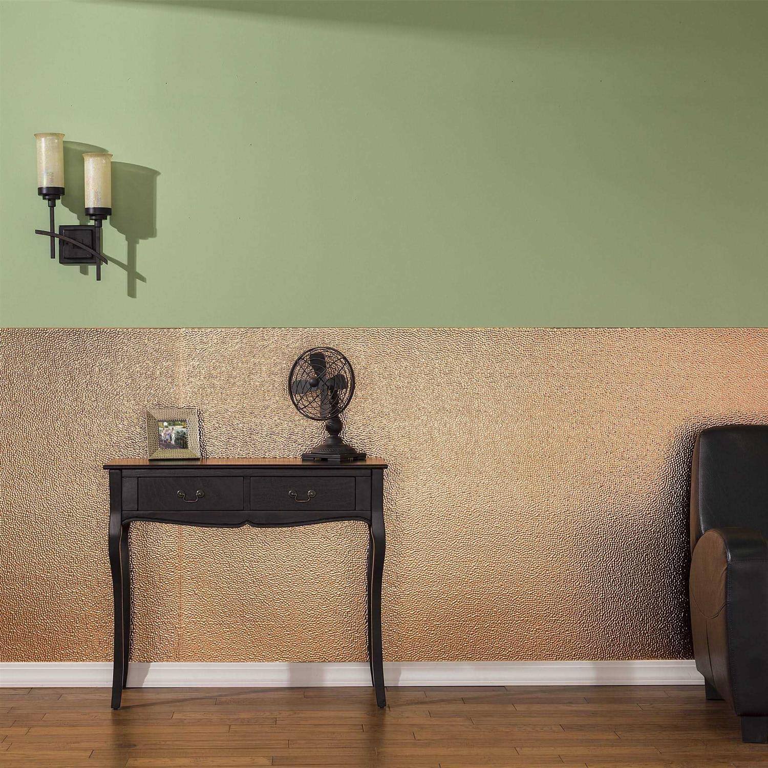 96x22W x 48x22H Fasade Hammered Wall PANEL - Cheap Fitting