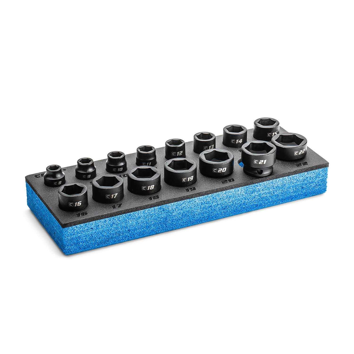 Capri Tools 3/8 in. Drive Stubby Impact Socket Set CP53425 - Cheap Fitting