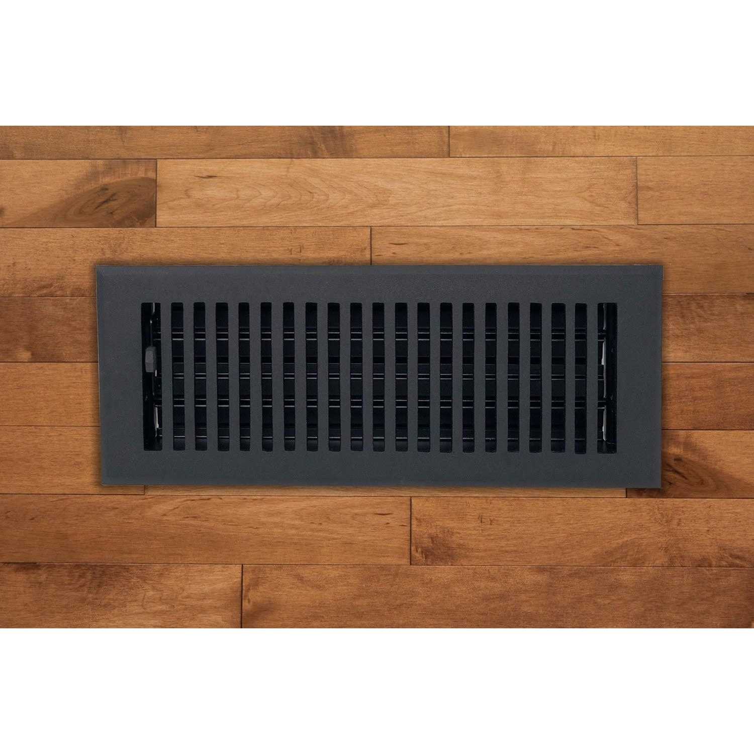 Madelyn Carter 4 x 10 Cast Aluminum Contemporary Vent Cover - Cheap Fitting