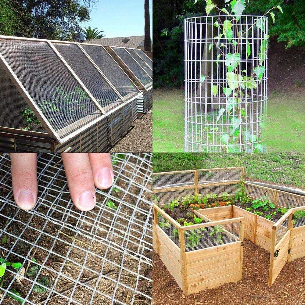 Amagabeli Garden & HOME Hardware Cloth 1/2 inch 48inx100ft Galvanized After Welding 19 Gauge Square Chicken Wire Fence Mesh Roll Raised Garden Bed - Cheap Fitting