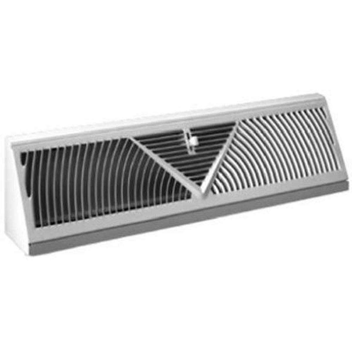 American Metal Diffuser White Baseboard - Cheap Fitting
