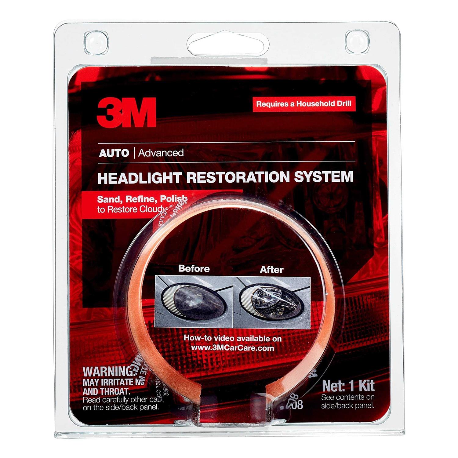 39008 Headlight Lens Restoration System 3M - Cheap Fitting