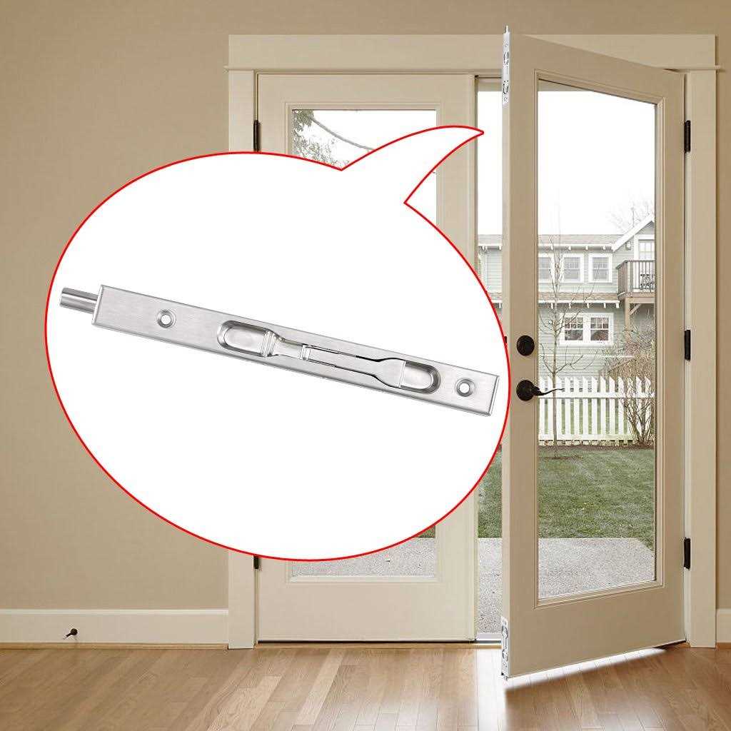 Sumnacon 6 Inch Door Bolts Concealed Security French Door Locks - Cheap Fitting