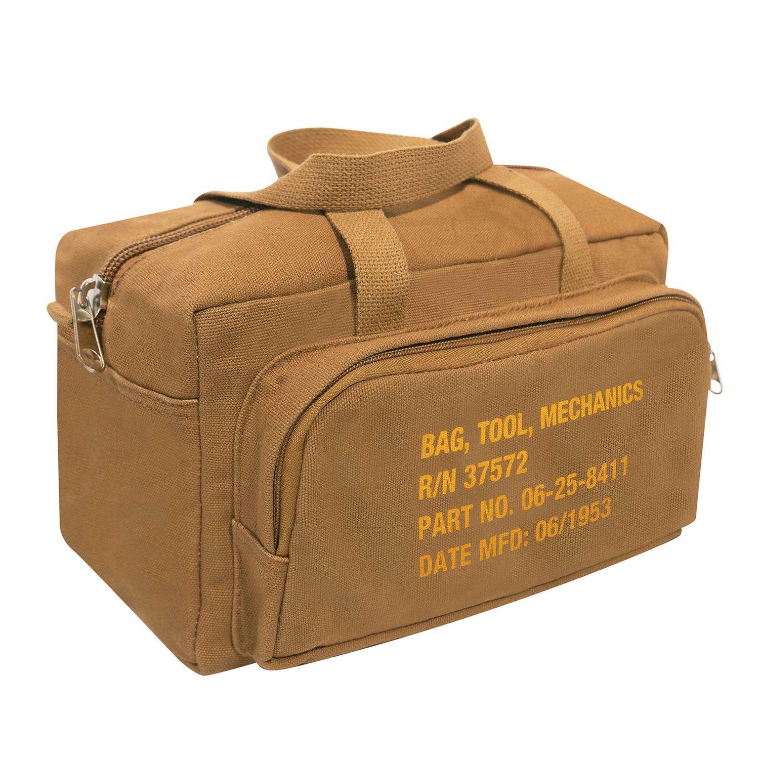 Rothco G.I. Type Zipper Pocket Mechanics Tool Bag With Military Stencil - Cheap Fitting