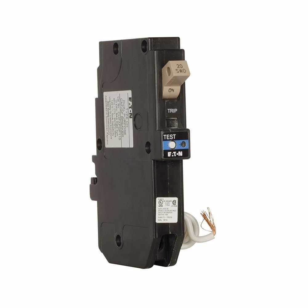 Eaton Cutler-Hammer Eaton Chfn120df Pigtail Connection Dual Function AFCI/GFCI Circuit Breaker 1-Pole 20 Amp 120 Volt AC - Cheap Fitting