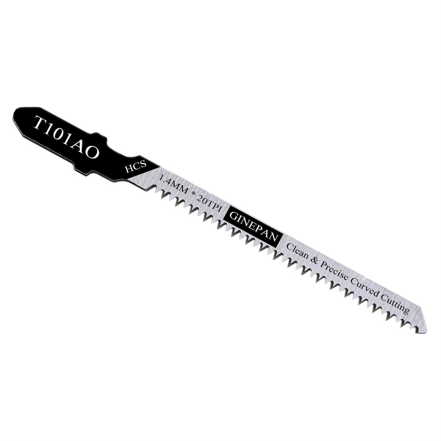 GINEPAN Jigsaw Blades T Shank 20PCS T101AO with Case, Compatible with Dewalt Bosch - Cheap Fitting