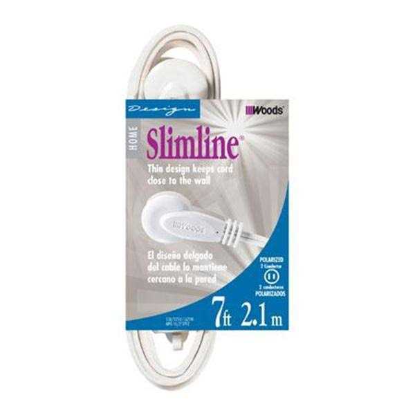 Slimline Extension Cord - Cheap Fitting