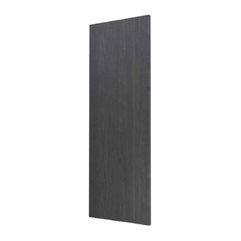 Cambridge Carbon Marine Slab Style Kitchen Cabinet End Panel - Cheap Fitting