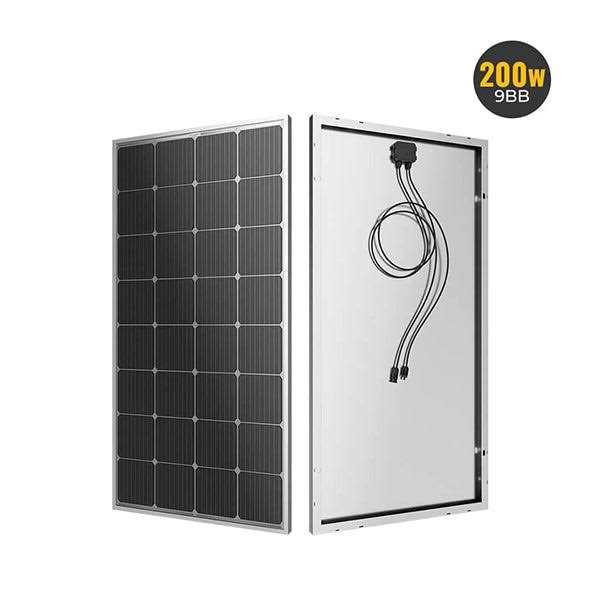 BougeRV 200W 12V 9BB Mono Solar Panel - Cheap Fitting