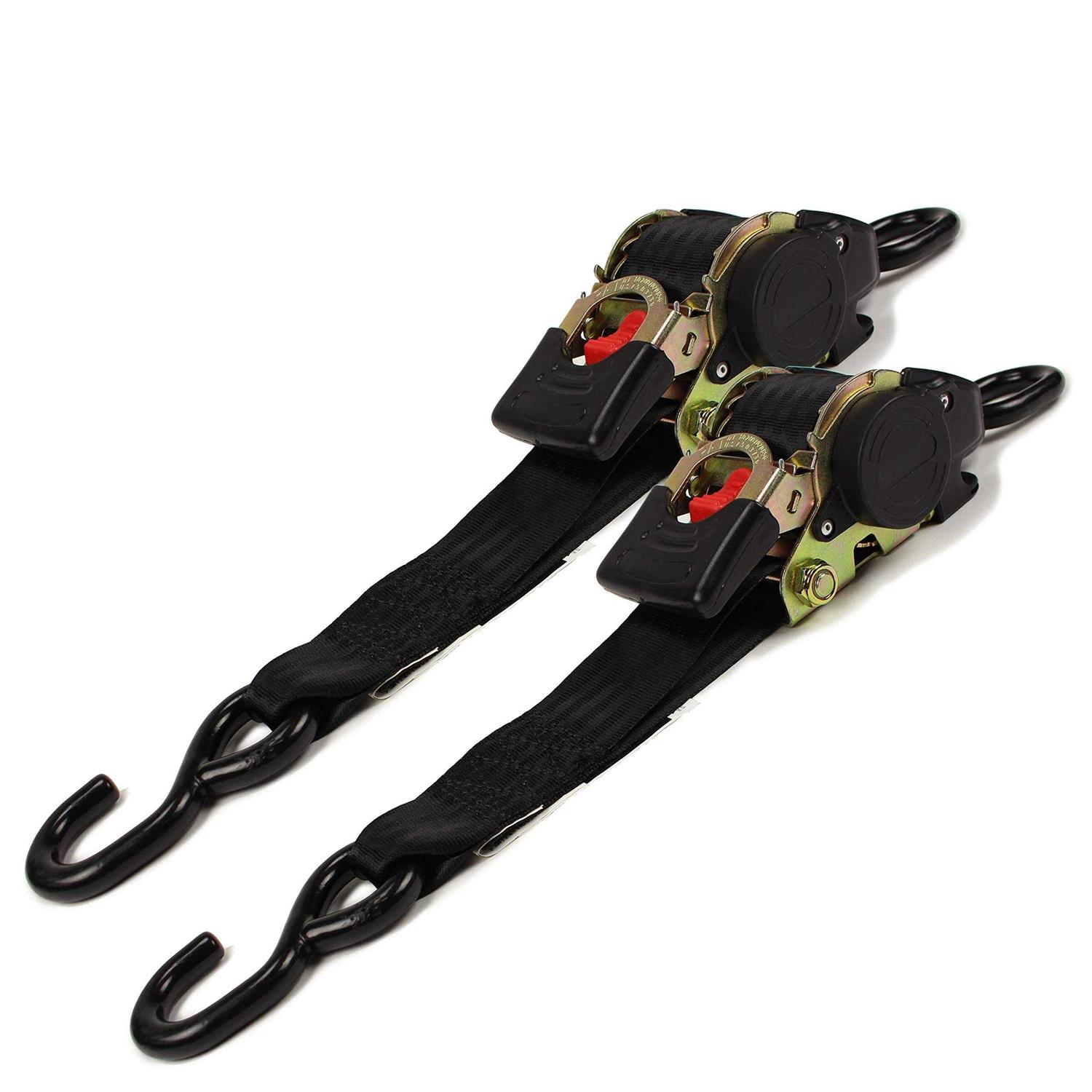 DC Cargo Mall 4 Auto Retract Ratchet Straps - Cheap Fitting
