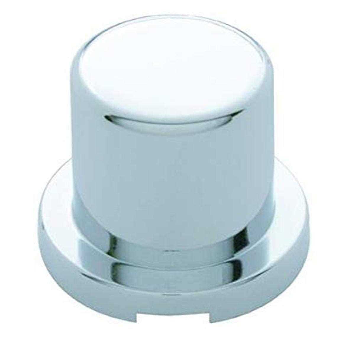 Chrome Plastic Flat Top Nut Cover	Chrome Plastic Flat Top Nut Cover - Cheap Fitting