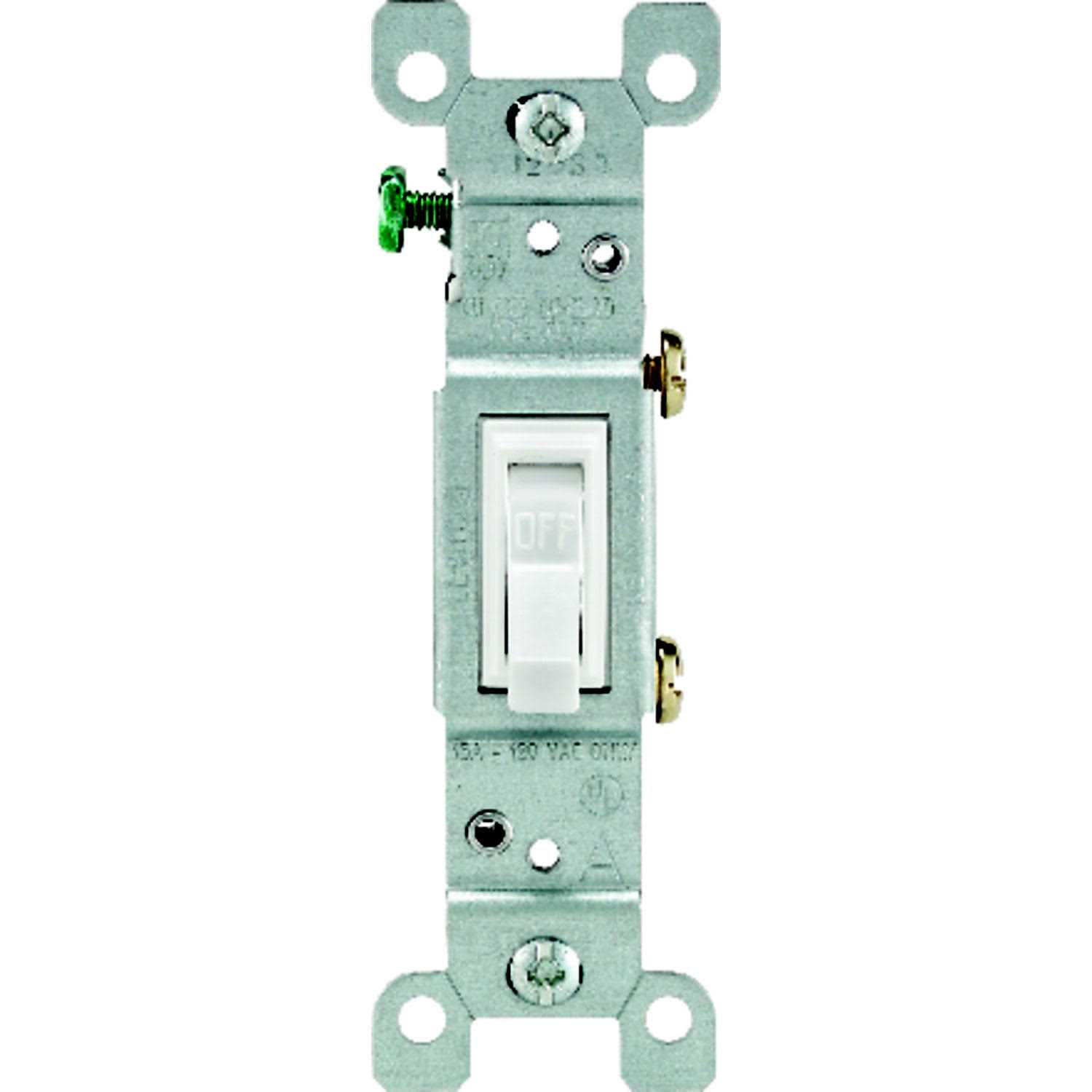 Leviton Single Pole Toggle Switch 1451-2W - Cheap Fitting