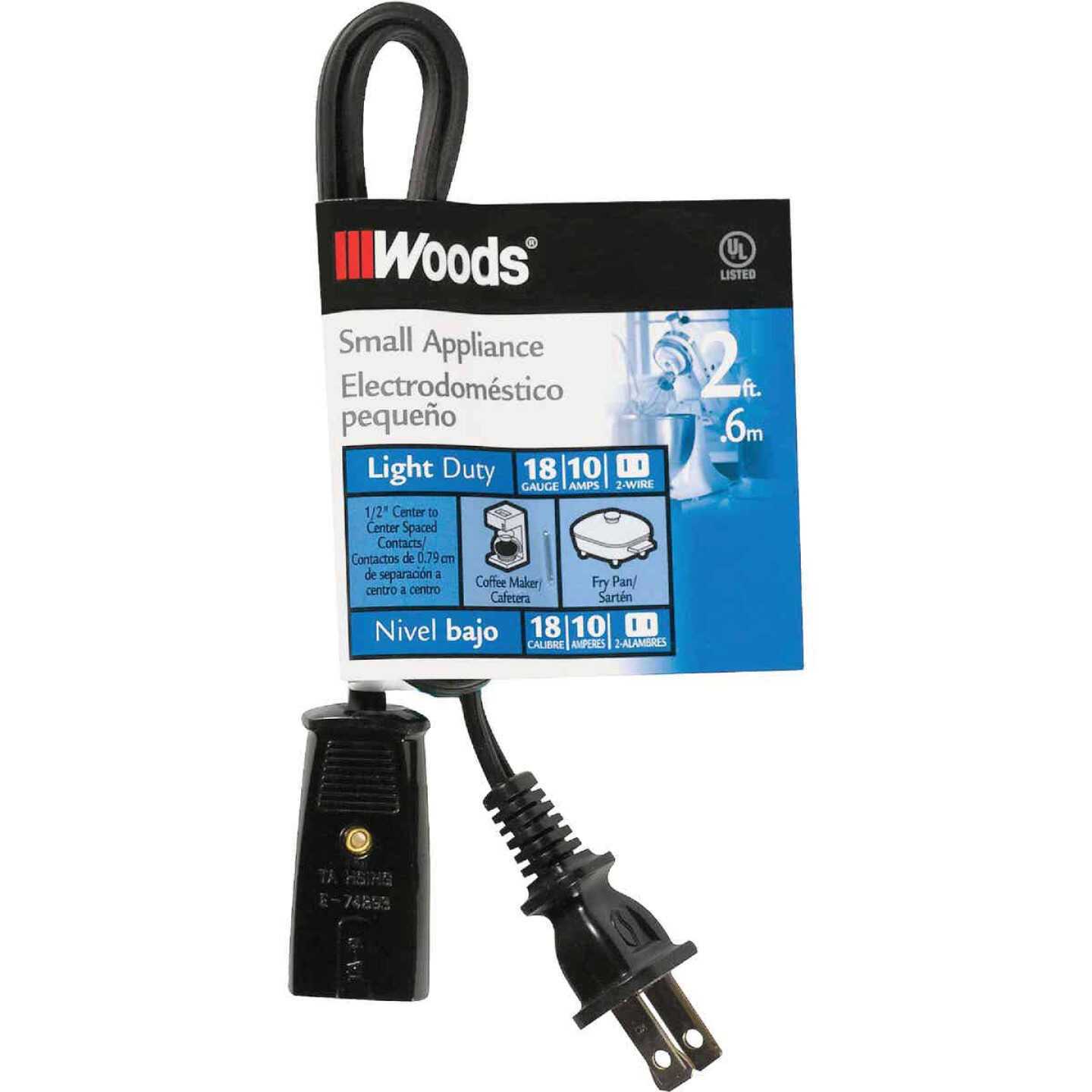 Woods Appliance Cord 2’L - Cheap Fitting