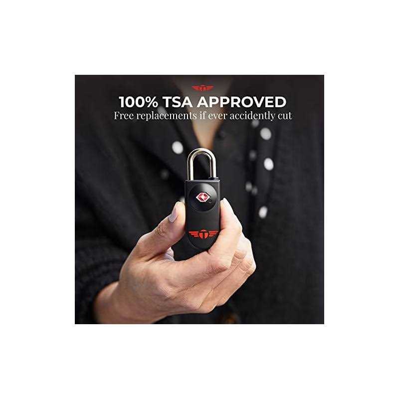 Talonport Keyless TSA Approved Luggage Locks with Lifetime Card Keys & No Combo to Forget - Cheap Fitting