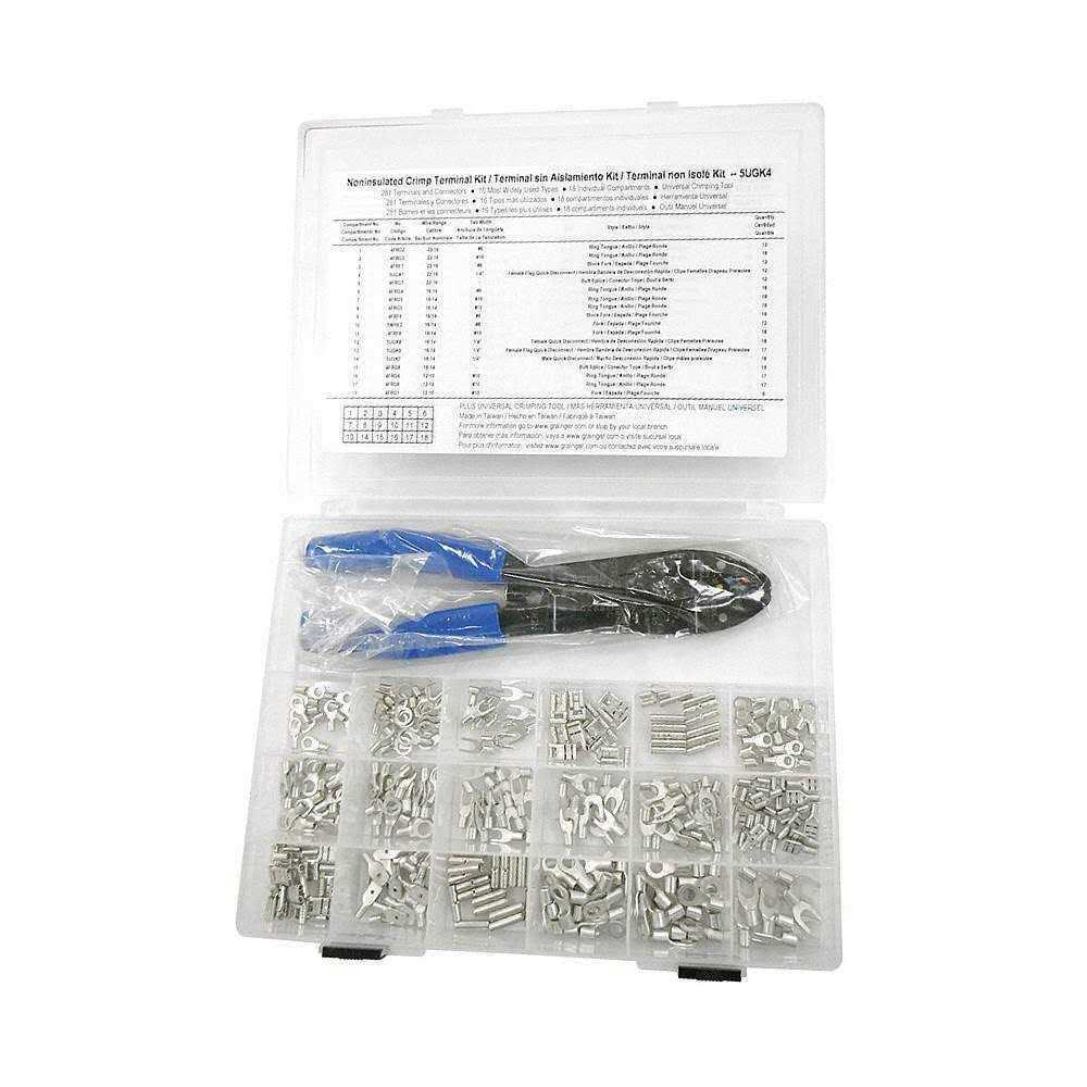 Power First Wire Terminal Kit All-in-One Terminal tool 5UGK4 - Cheap Fitting