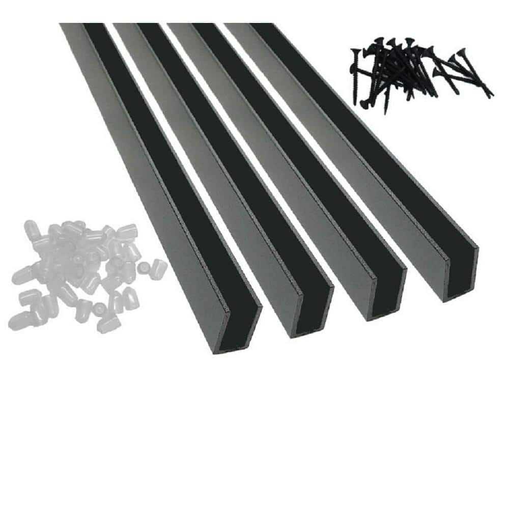 Wild Hog 6 ft. Black Aluminum Track Kit - Cheap Fitting