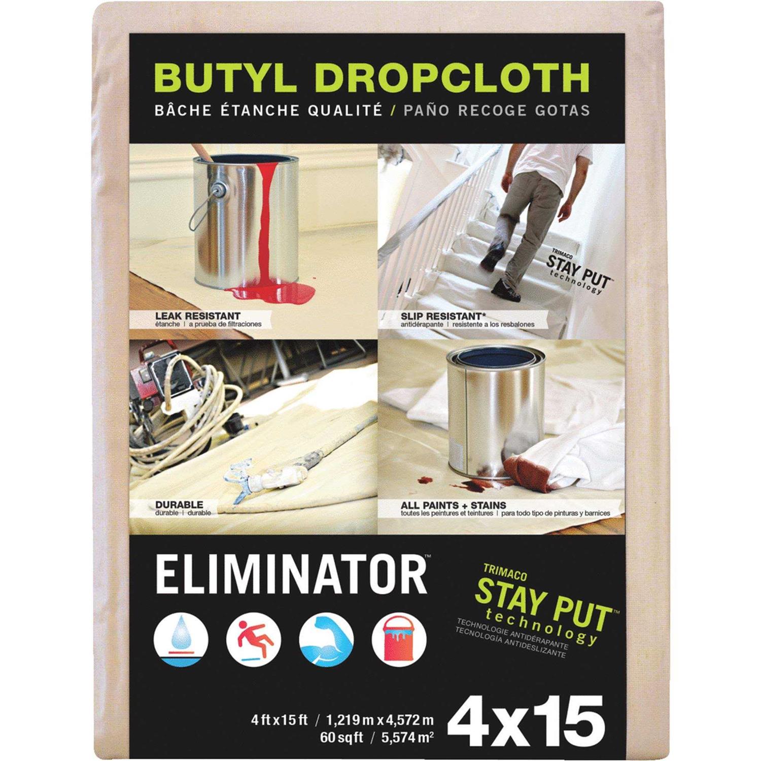Trimaco Eliminator Butyl Drop Cloth - Cheap Fitting