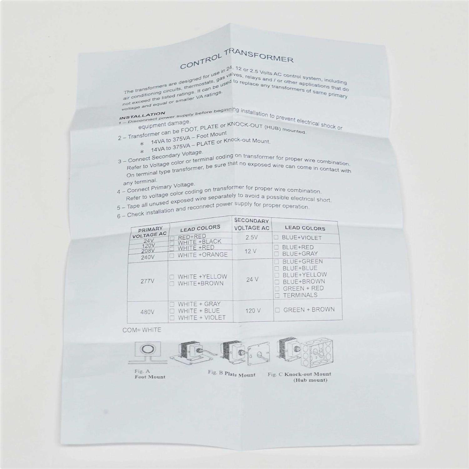 Supco SXT105 Transformer - Cheap Fitting