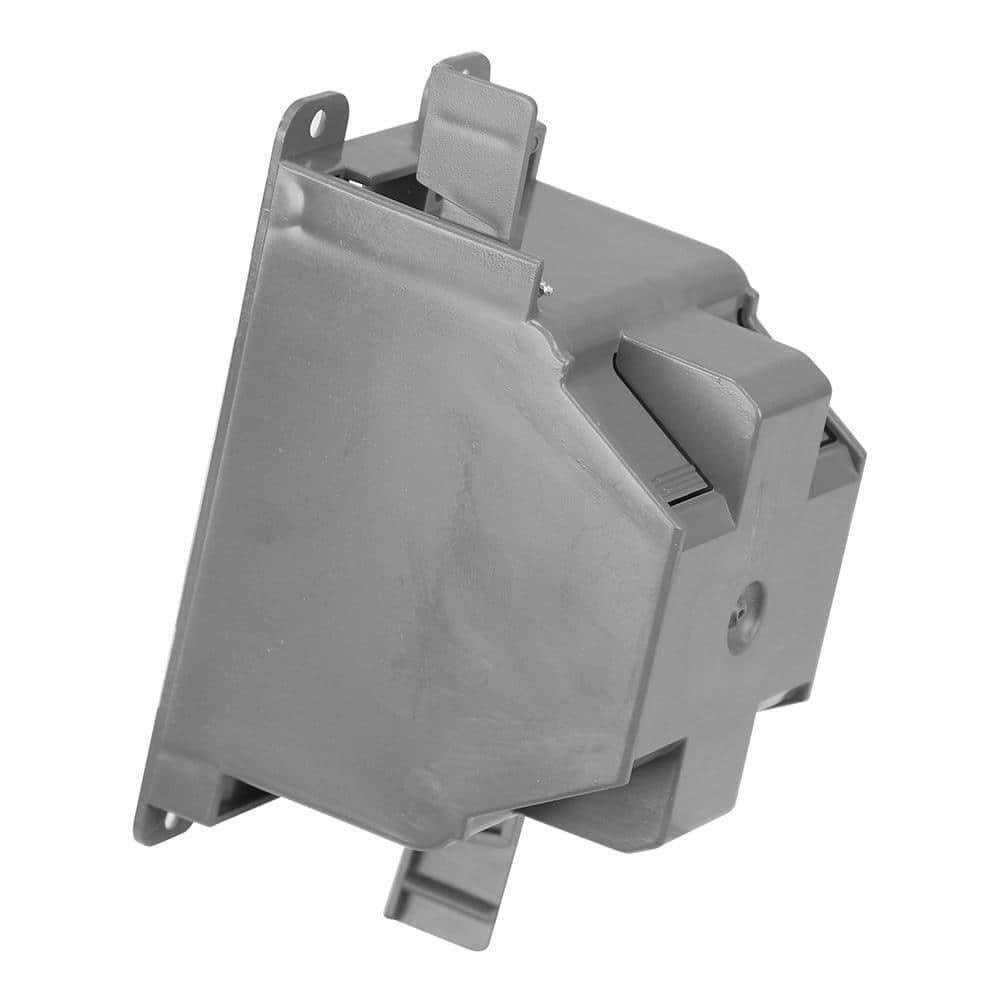 Feit Electric 14 cu. in. PVC Gray 1-Gang Old Work Electrical Outlet Box - Cheap Fitting