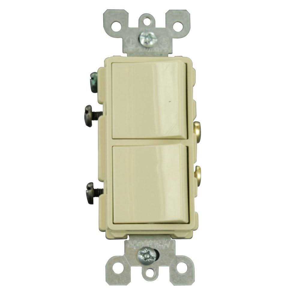 Leviton 5634 Decora AC Combination Switch Single Pole - Cheap Fitting