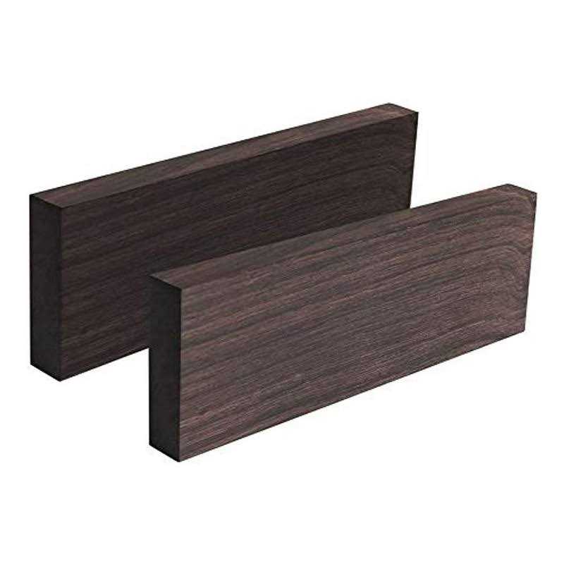 Tzong 2Pcs Black Ebony Lumber Wood Timber Handle Plate for Music Instruments DIY Tools 3/8×1.5×5 - Cheap Fitting