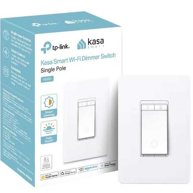 TP-Link KS220 Kasa Smart Wi-Fi Dimmer Switch - Cheap Fitting
