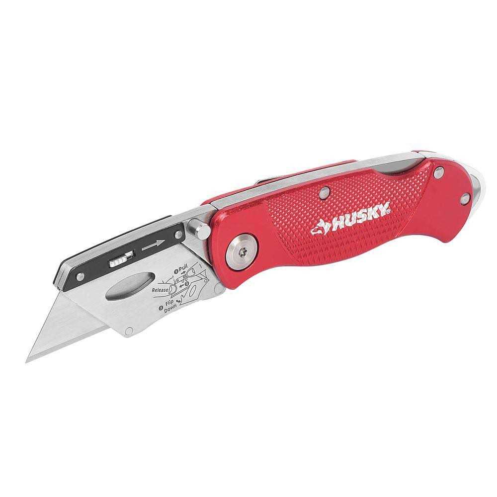 Husky Folding Lock-Back Utility Knife - Cheap Fitting