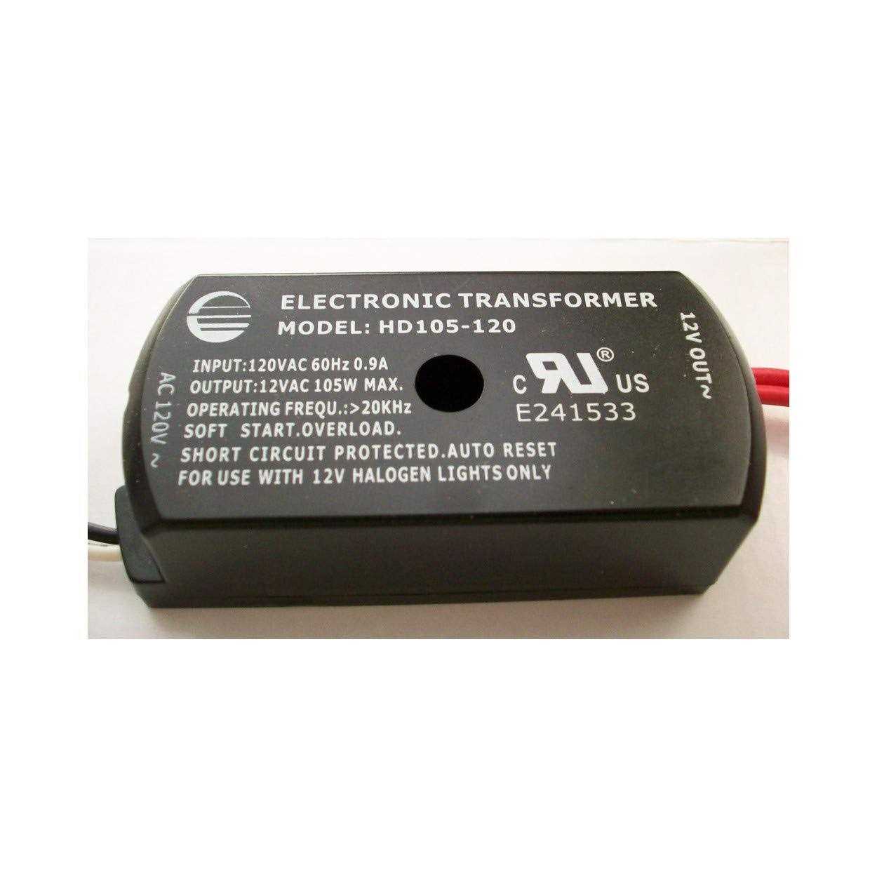 105W Electronic Low Voltage Halogen Transformer HD105-120 - Cheap Fitting