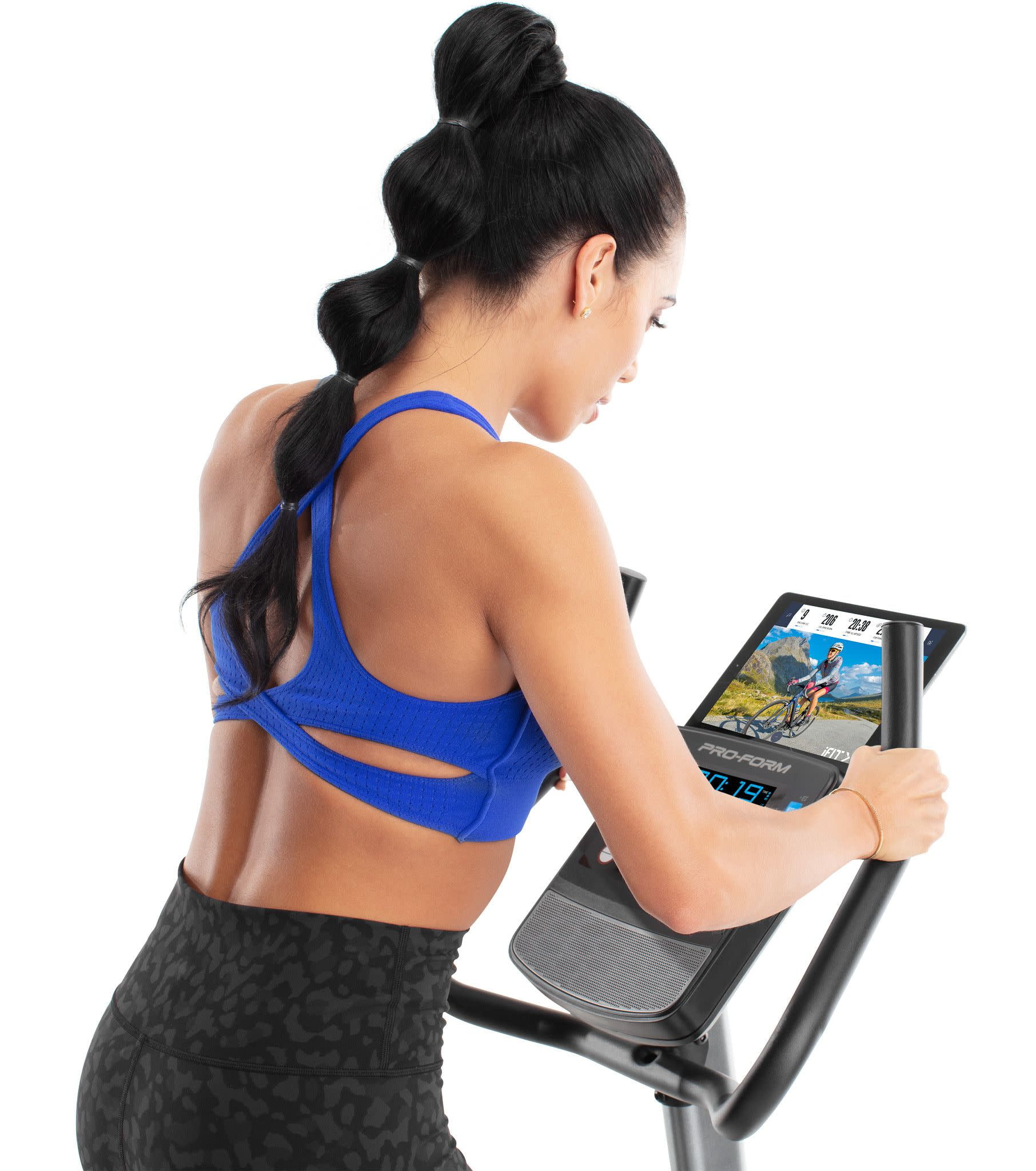 ProForm Cycle Trainer 300 Ci Upright Stationary Exercise Bike, Compatible with iFIT Personal Training - Cheap Fitting