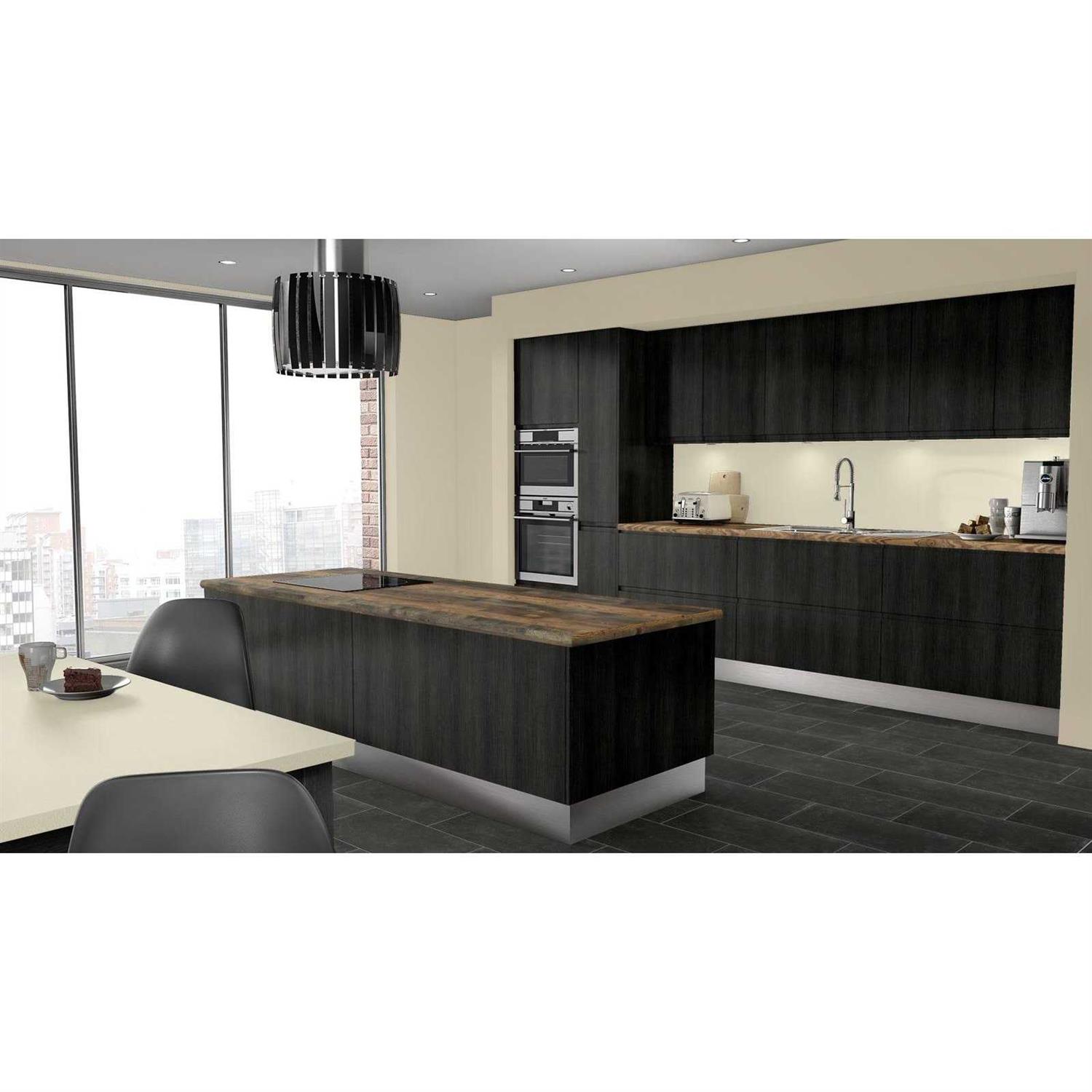 Wilsonart Laminate Sheet in Antique Bourbon Pine Premium SoftGrain - Cheap Fitting