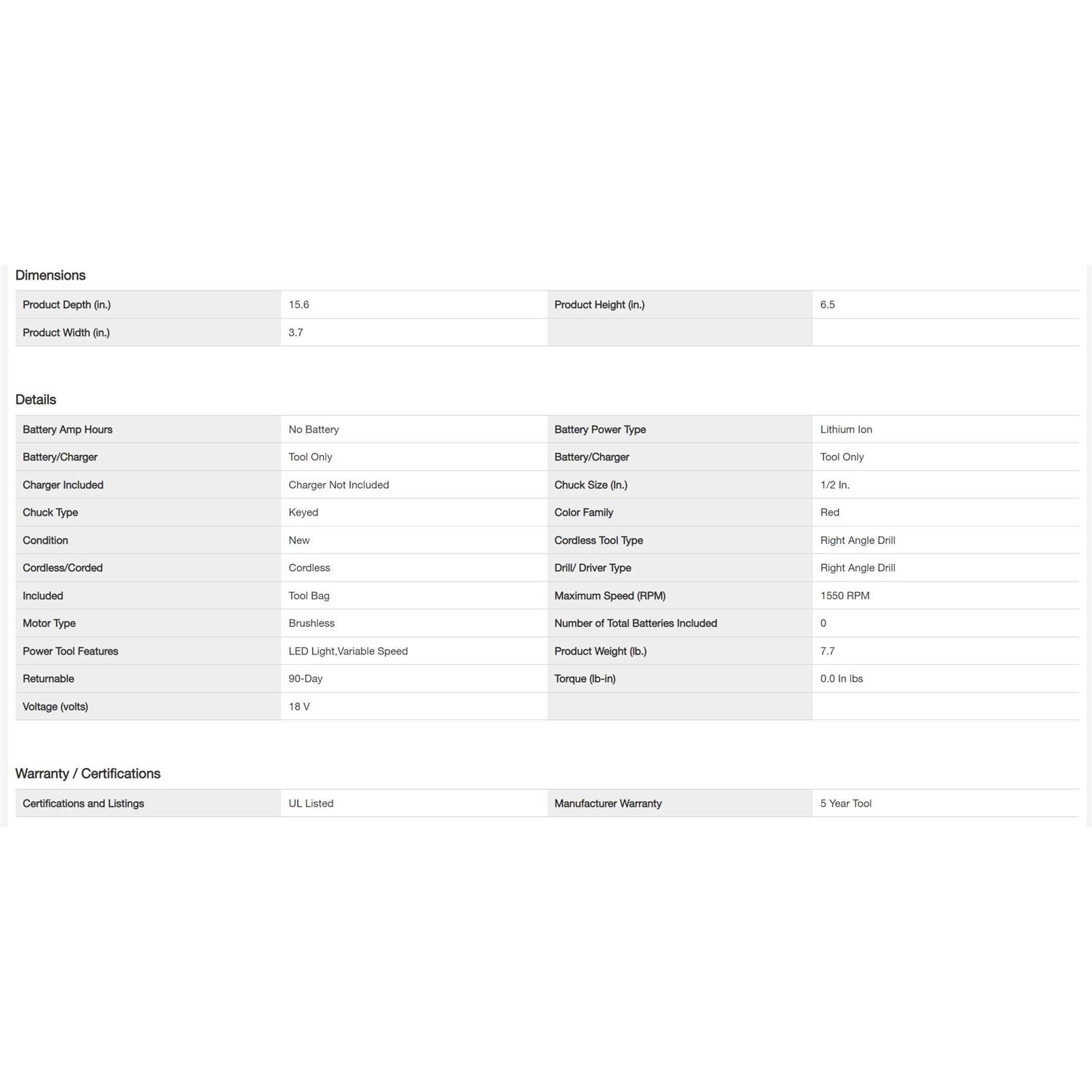 Milwaukee M18 FUEL Hole Hawg Right Angle Drill 2807-20 - Cheap Fitting
