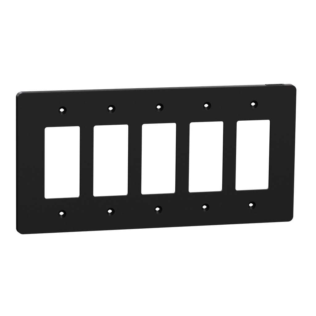 Square D X Series 5-Gang Mid Size Plus Wall Plate Cover Decorator/Rocker Matte SQWS - Cheap Fitting